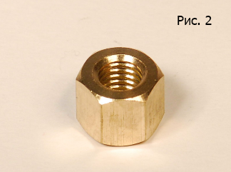гайка м8*1 латунь высокая 250511-латунь выс. в интернет-магазине НМК